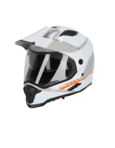 CASCO REACTIVE 2206 BLANCO Y GRIS 0025312235069 | Motoauto