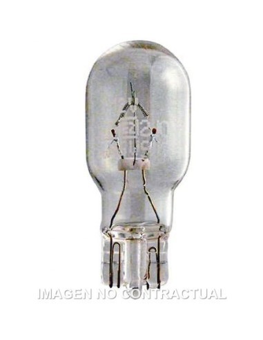 Lámpara Philips Todo Cristal T15 W16W 12V 16W