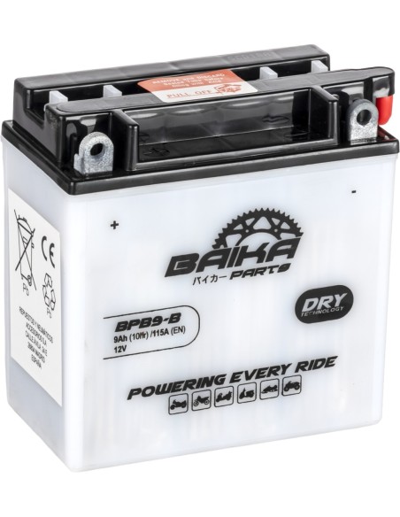 Batería Moto Baika Parts YB9B (caja 6) HYB9B | Motoauto