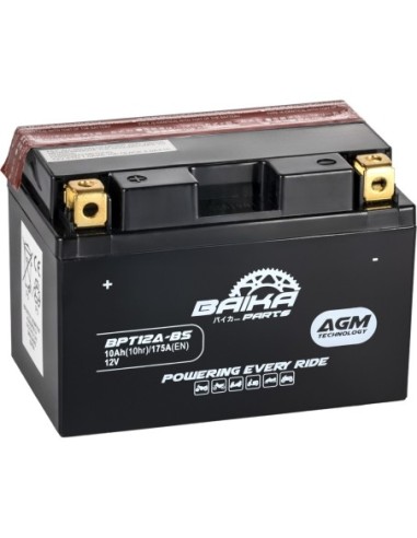 Batería Moto AGM Baika Parts YT12ABS MYTX12ABS | Motoauto