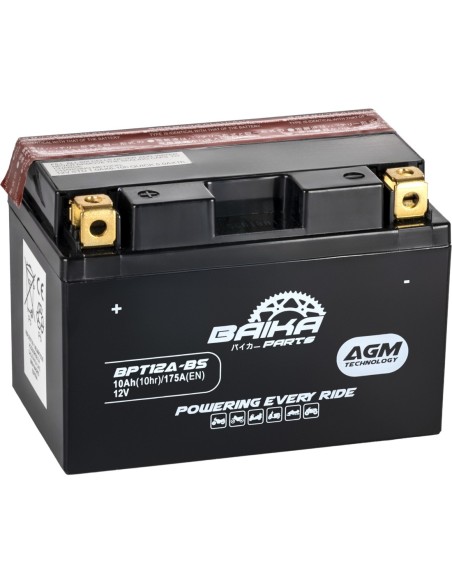 Batería Moto AGM Baika Parts YT12ABS MYTX12ABS | Motoauto