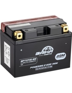 Batería Moto AGM Baika Parts YTZ14SBS MYTZ14BS | Motoauto