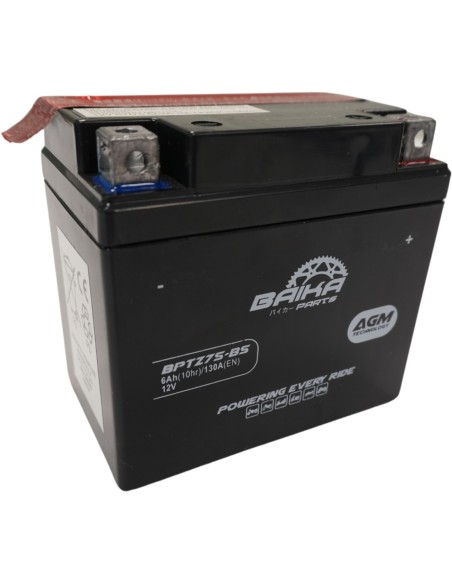 Batería Moto AGM Baika Parts YTZ7SBS MYTZ7BS | Motoauto