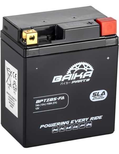 Batería Moto GEL Baika Parts YTZ8S (caja SYTZ8V | Motoauto