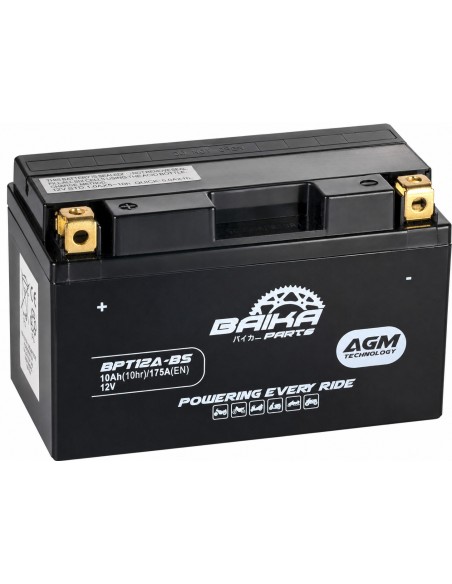 Batería Moto FA Activada  Baika Parts BPT12ABS | Motoauto