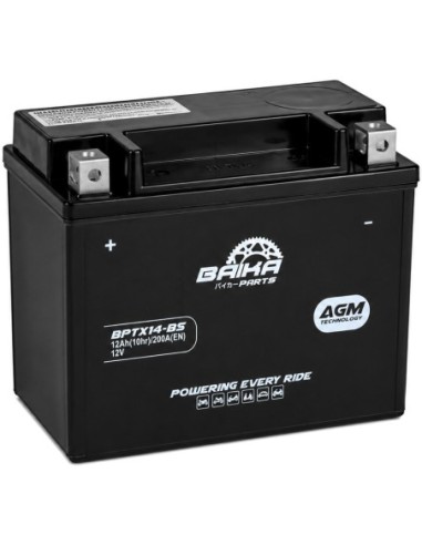 Batería Moto FA Activada  Baika Parts BPTX14BS | Motoauto