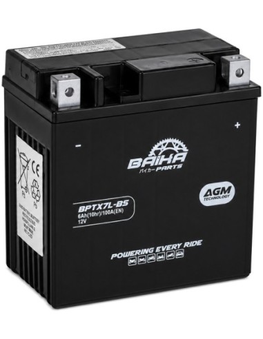 Batería Moto FA Activada  Baika Parts BPTX7LBS | Motoauto