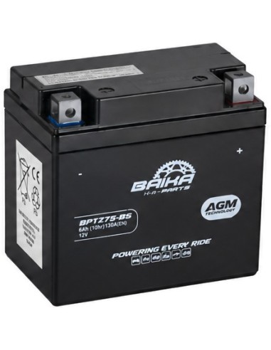 Batería Moto FA Activada  Baika Parts BPTZ7SBS | Motoauto
