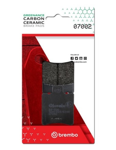 Pastillas de freno Brembo genuinas 07002 | Motoauto