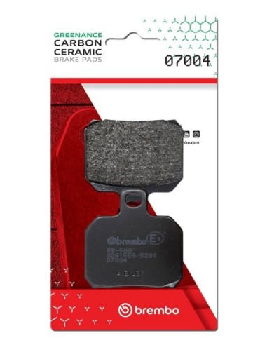 Pastillas de freno Brembo genuinas 07004 | Motoauto
