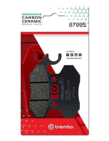 Pastillas de freno Brembo genuinas 07005 | Motoauto