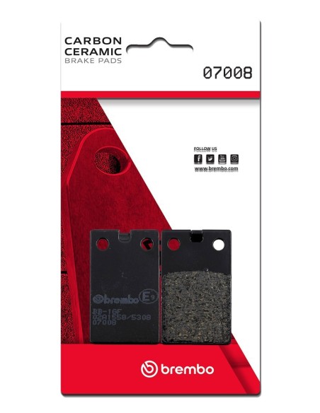Pastillas de freno Brembo genuinas 07008 | Motoauto
