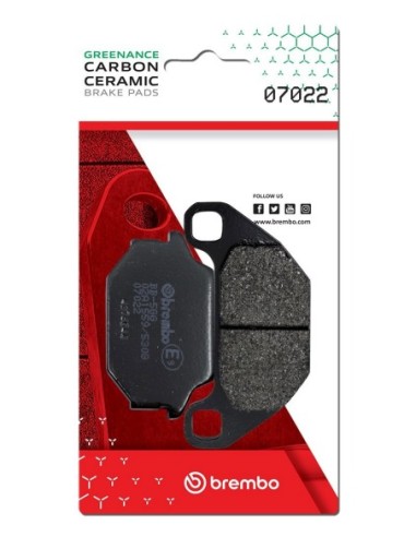 Pastillas de freno Brembo genuinas 07022 | Motoauto
