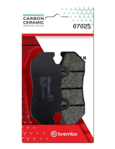 Pastillas de freno Brembo genuinas 07025 | Motoauto