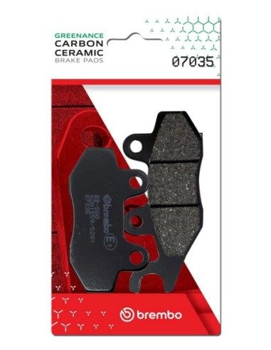 Pastillas de freno Brembo genuinas 07035 | Motoauto
