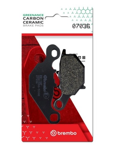 Pastillas de freno Brembo genuinas 07036 | Motoauto