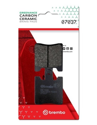 Pastillas de freno Brembo genuinas 07037 | Motoauto