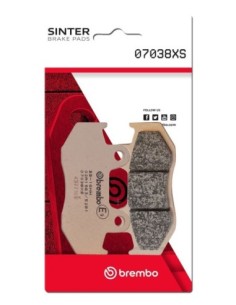 Pastillas freno Brembo sinterizadas 07038XS | Motoauto