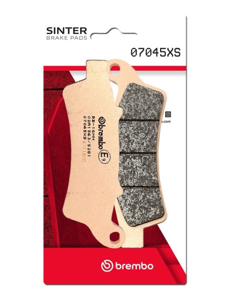 Pastillas freno Brembo sinterizadas 07045XS | Motoauto