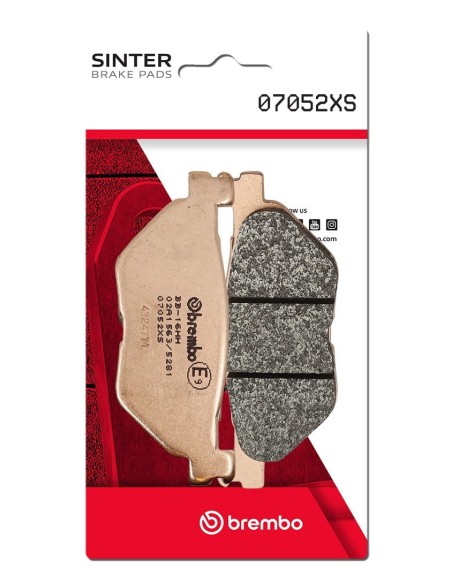 Pastillas freno Brembo sinterizadas 07052XS | Motoauto