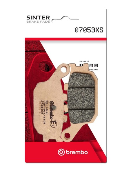Pastillas freno Brembo sinterizadas 07053XS | Motoauto