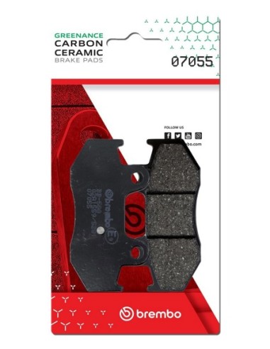 Pastillas de freno Brembo genuinas 07055 | Motoauto