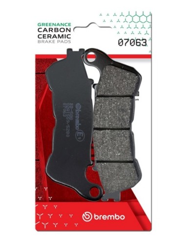 Pastillas de freno Brembo genuinas 07063 | Motoauto