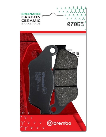 Pastillas de freno Brembo genuinas 07065 | Motoauto