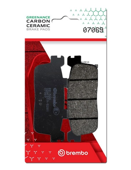 Pastillas de freno Brembo genuinas 07069 | Motoauto