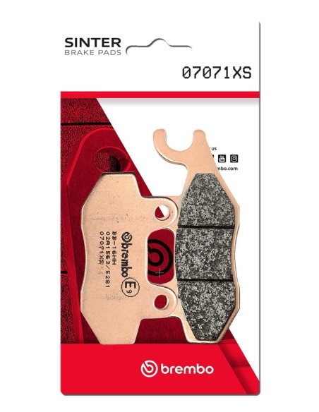 Pastillas freno Brembo sinterizadas 07071XS | Motoauto