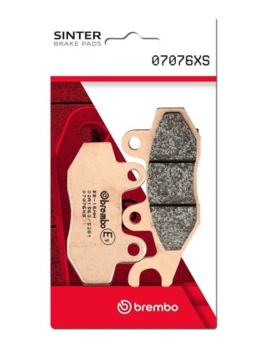 Pastillas freno Brembo sinterizadas 07076XS | Motoauto