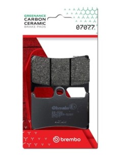 Pastillas de freno Brembo genuinas 07077 | Motoauto
