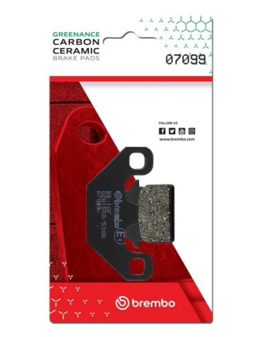 Pastillas de freno Brembo genuinas 07099 | Motoauto