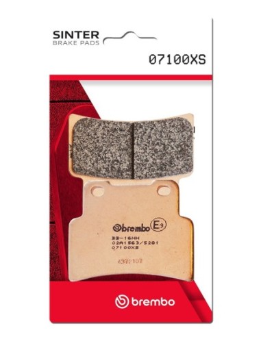Pastillas freno Brembo sinterizadas 07100XS | Motoauto