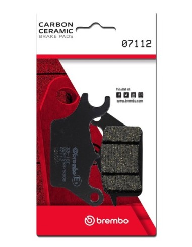 Pastillas de freno Brembo genuinas 07112 | Motoauto