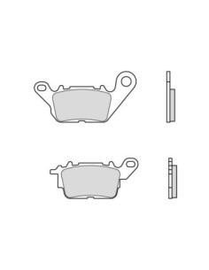 Pastillas de freno Brembo genuinas 07113 | Motoauto