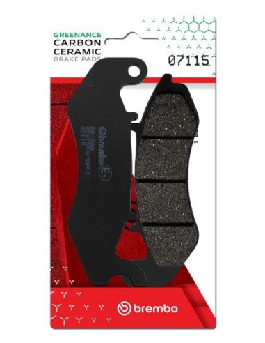 Pastillas de freno Brembo genuinas 07115 | Motoauto