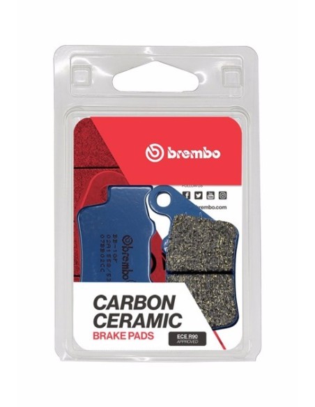 Pastillas de freno Brembo orgánicas 07BB02CC | Motoauto