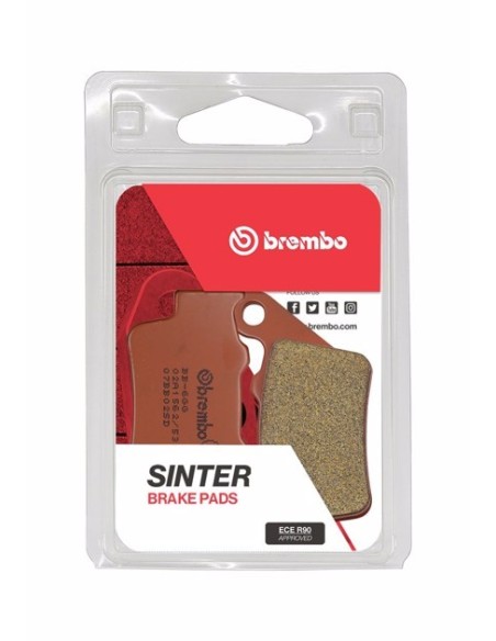 Pastillas freno Brembo sinterizadas 07BB02SD | Motoauto