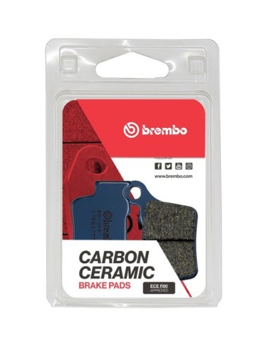 Pastillas de freno Brembo orgánicas 07BB27TT | Motoauto