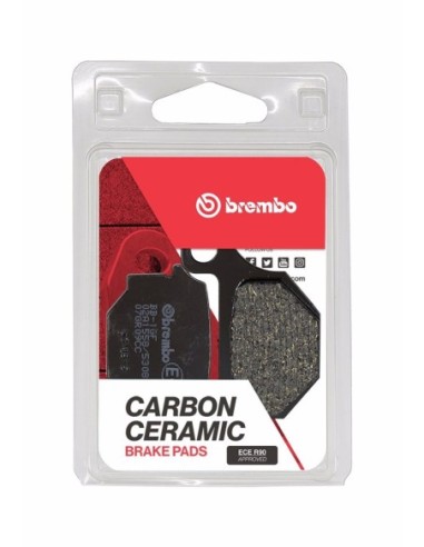 Pastillas de freno Brembo orgánicas 07GR09CC | Motoauto