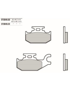 Pastillas freno Brembo sinterizadas 07GR49SD | Motoauto