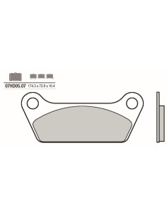 Pastillas de freno Brembo genuinas 07HD0507 | Motoauto