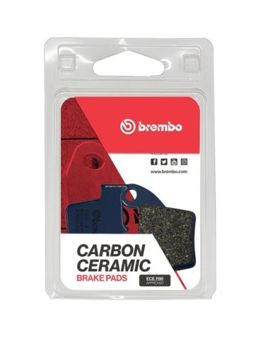 Pastillas de freno Brembo orgánicas 07HO48TT | Motoauto