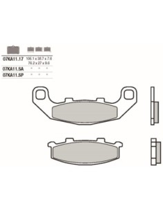 Pastillas de freno Brembo genuinas 07KA1117 | Motoauto