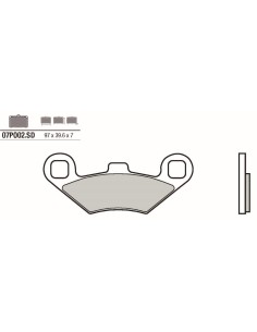 Pastillas freno Brembo sinterizadas 07PO02SD | Motoauto