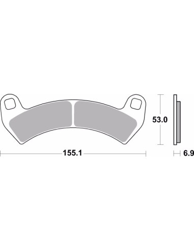 Pastillas freno Brembo sinterizadas 07PO14SD | Motoauto