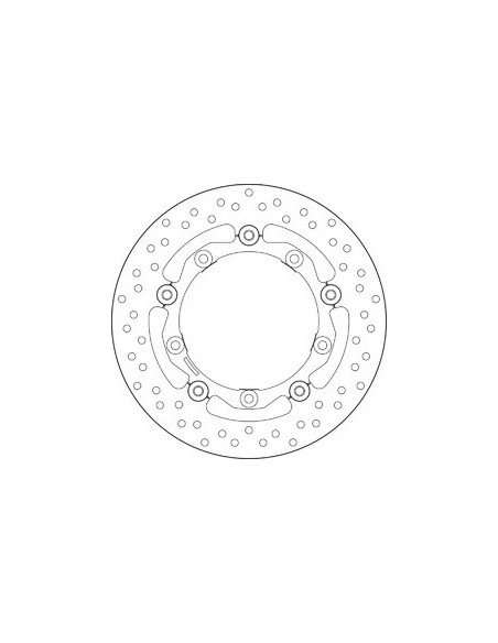 Disco BREMBO Genuine  APRILIA 1.0 108489925 | Motoauto