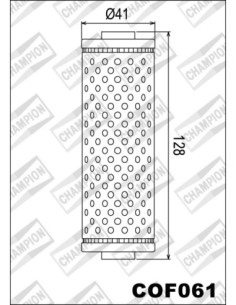 Filtro de aceite Champion COF061 COF061 | Motoauto