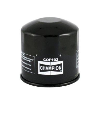 Filtro de aceite Champion COF102 COF102 | Motoauto